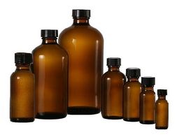 The classic bottle for aromatherapy "Boston Round Amber"