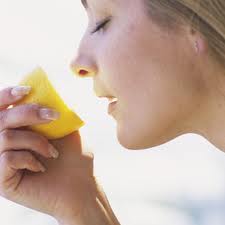 Take a deep whiff of a lemon (pic via marieclaire.com)