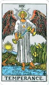 Temperance - XIV from the Rider-Waite deck