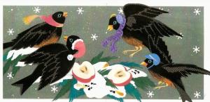 4 Colly Birds - pic via nostalgicallyyours.blogspot.com -