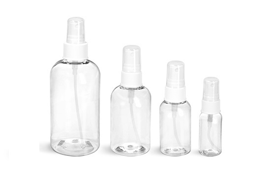 Any mist bottle will do - although the heavier the plastic in the pump the longer it will last