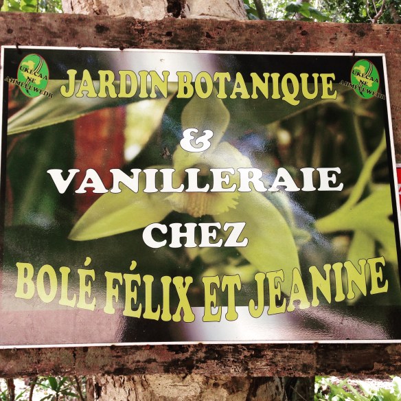 The vanilleraie on Lifou