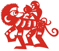 Monkey - pic via http://www.chinesehoroscopeonline.com/