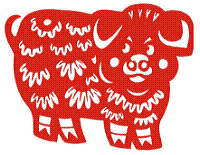 Pig - pic via http://www.chinesehoroscopeonline.com/